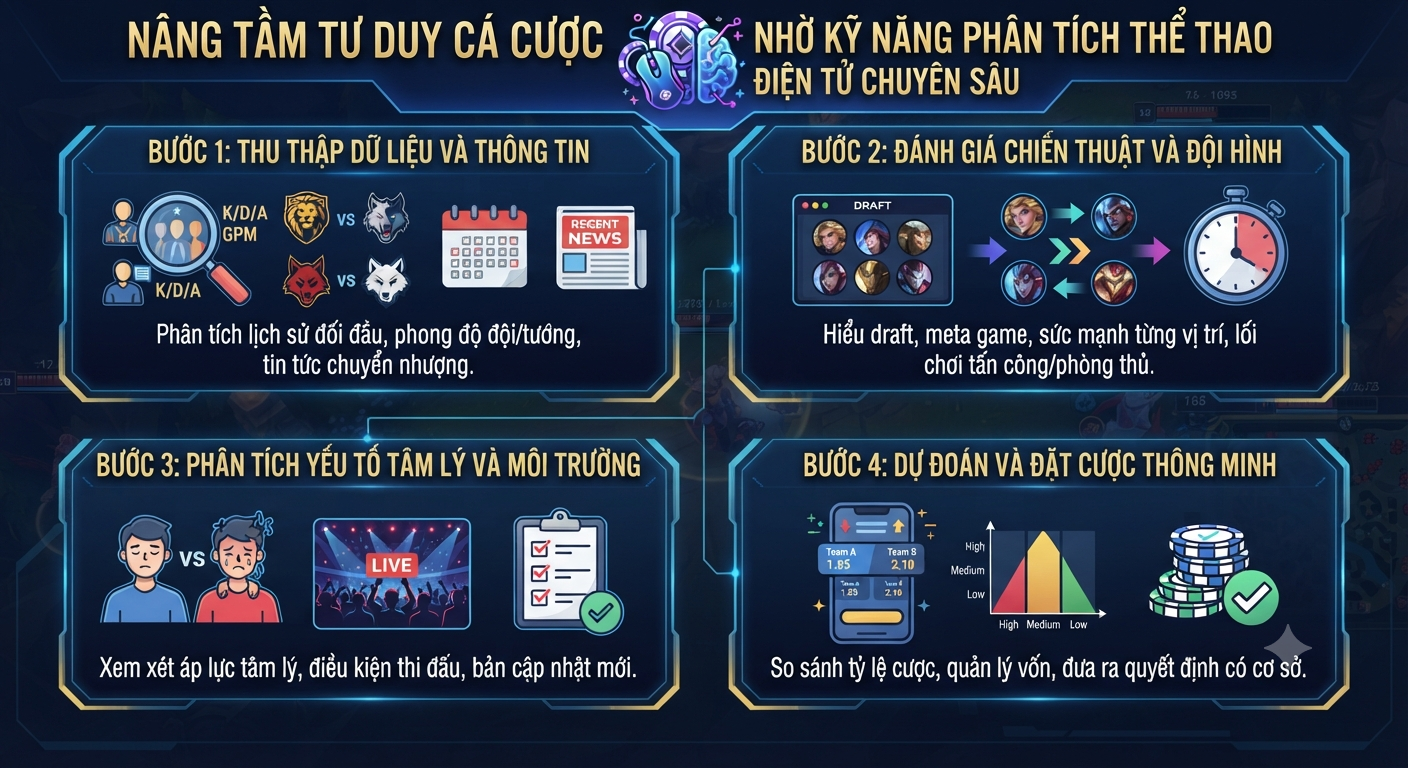 kỹ năng phân tích thể thao điện tử